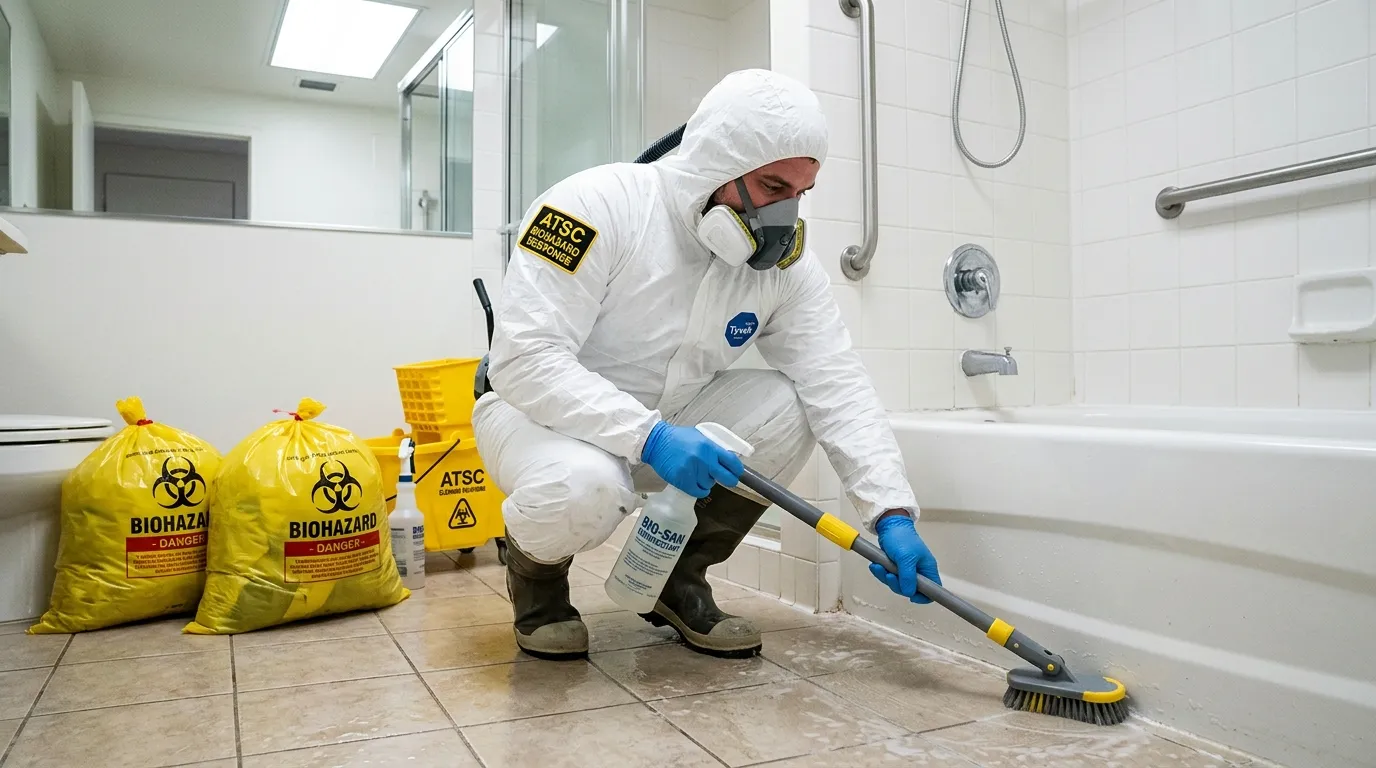 Decontamination equipment deployed for Blood Cleanup in Anniston